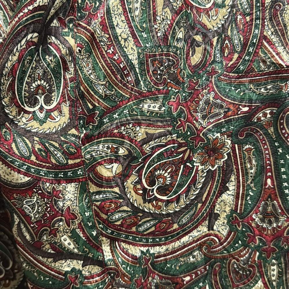 VS Paisley Satin Robe - Picture 4 of 7